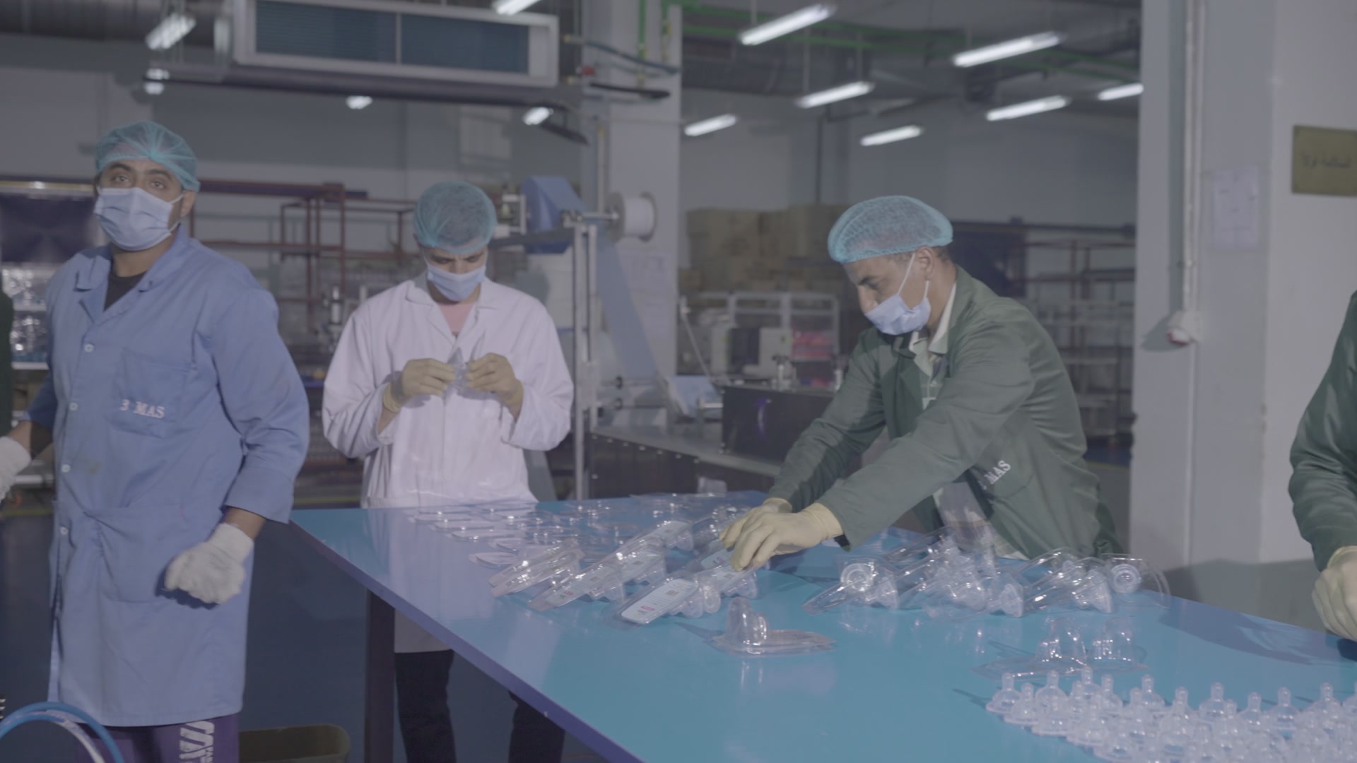 Assembly and packaging line