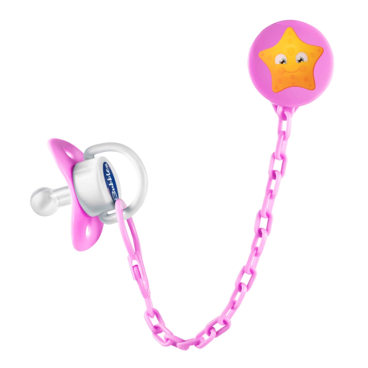 Pacifier with Clip Chain
